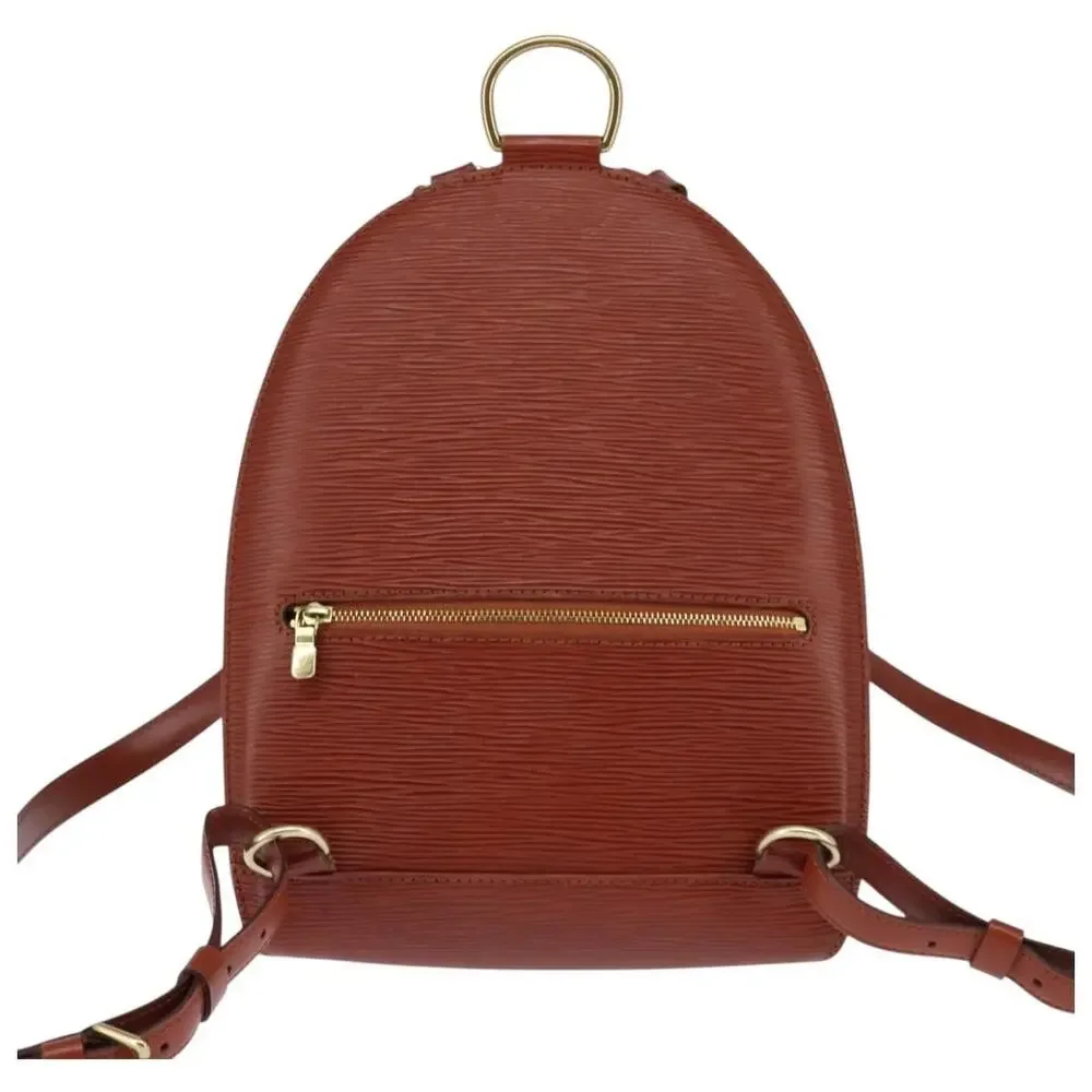 Louis Vuitton Epi Mabillon Backpack Brown